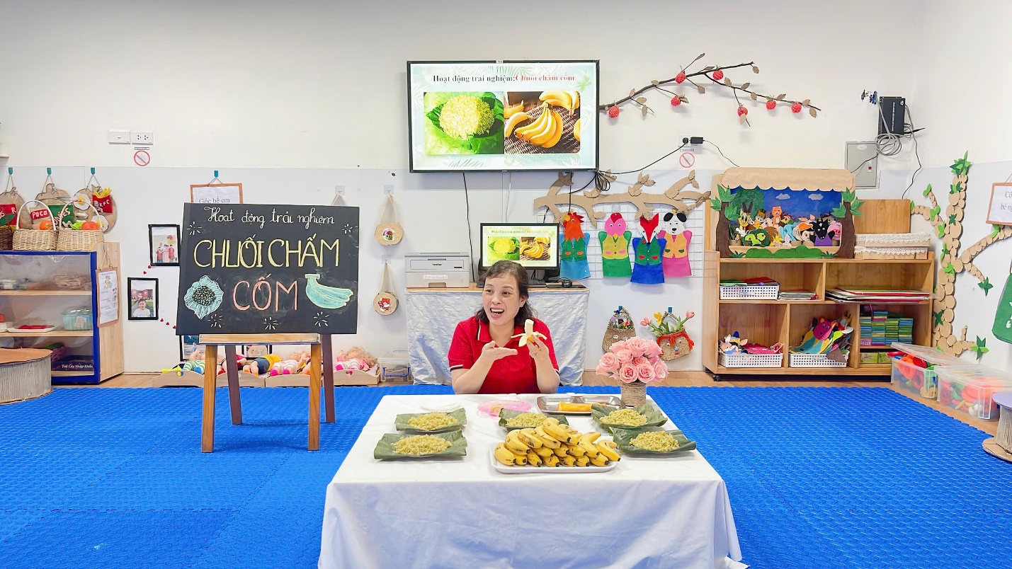 A person sitting at a table with food on it

Description automatically generated