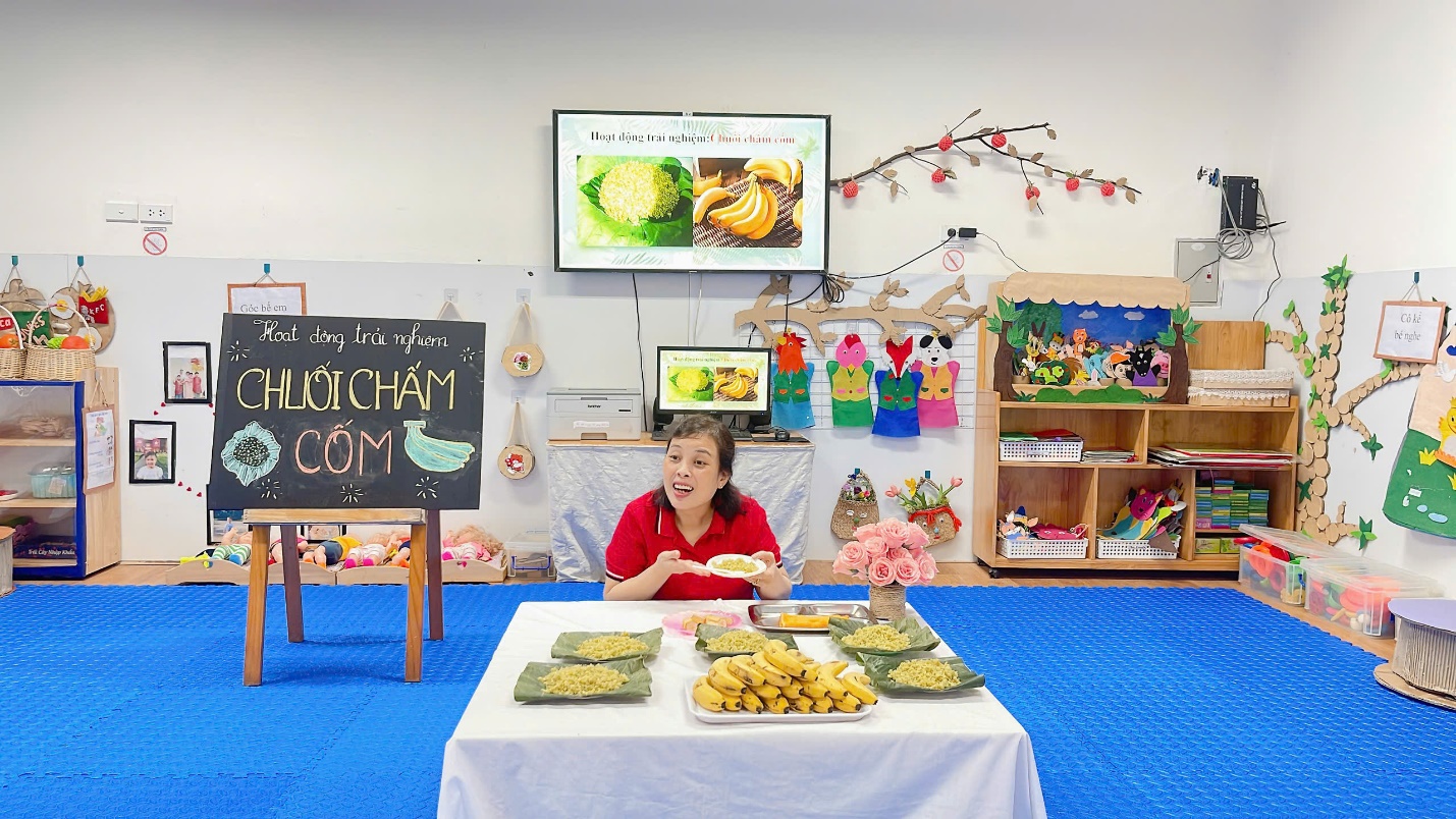 A person sitting at a table with food on it

Description automatically generated